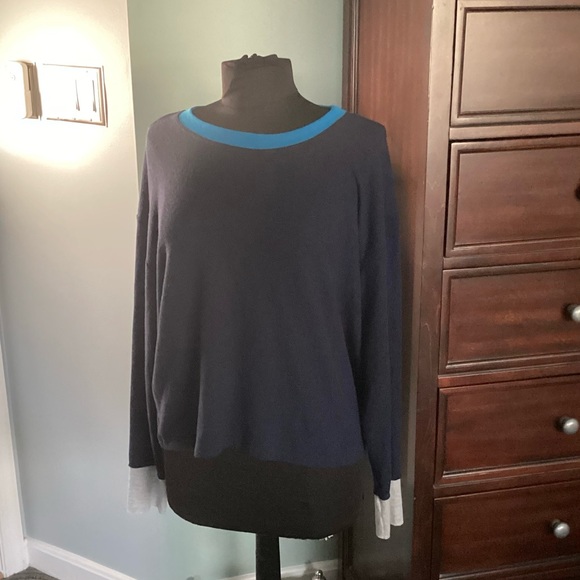 Michael Stars Womens Boatneck Dolman Sweater Slightly Cropped NWTS - Picture 2 of 8